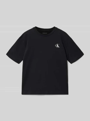 t-shirt o kroju regular fit z czystej bawełny Calvin Klein Jeans