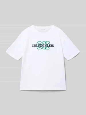t-shirt o kroju regular fit z czystej bawełny Calvin Klein Jeans