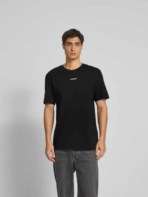 t-shirt o kroju regular fit z czystej bawełny Dsquared2 Czarny