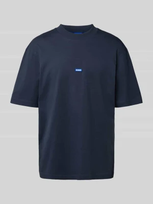 T-shirt o kroju regular fit z czystej bawełny Hugo Blue