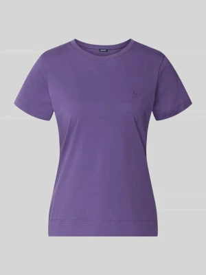 t-shirt o kroju regular fit z czystej bawełny JOOP! Jasnośliwkowy