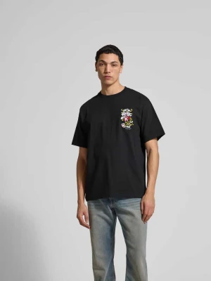 T-shirt o kroju regular fit z czystej bawełny Kenzo Czarny