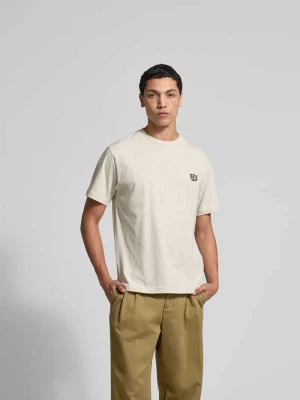 T-shirt o kroju regular fit z czystej bawełny Kenzo Jasnoszary melanż