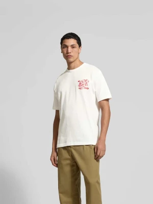 T-shirt o kroju regular fit z czystej bawełny Kenzo Złamany biały
