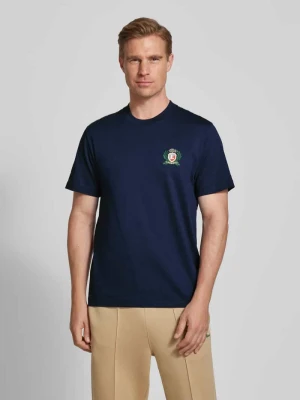 T-shirt o kroju regular fit z czystej bawełny Lacoste