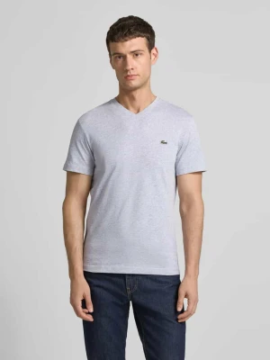 T-shirt o kroju regular fit z czystej bawełny Lacoste