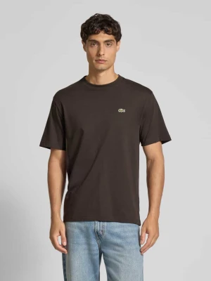 T-shirt o kroju regular fit z czystej bawełny Lacoste