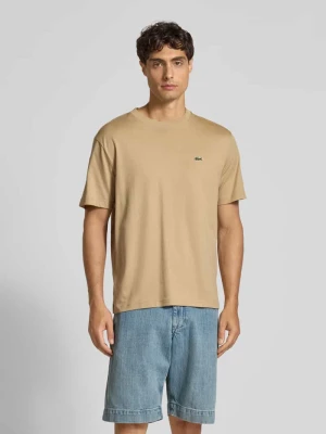 T-shirt o kroju regular fit z czystej bawełny Lacoste
