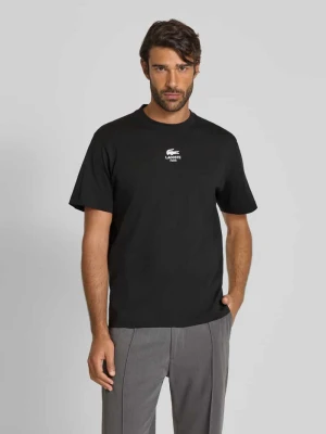 T-shirt o kroju regular fit z czystej bawełny Lacoste