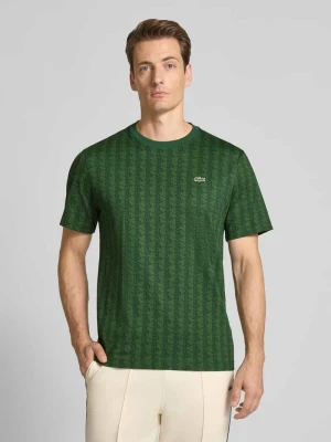 T-shirt o kroju regular fit z czystej bawełny Lacoste