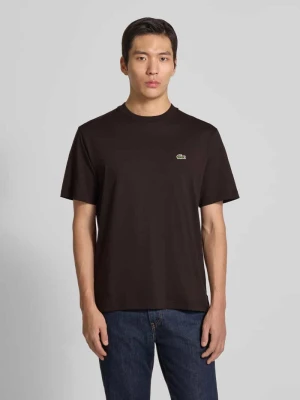T-shirt o kroju regular fit z czystej bawełny Lacoste