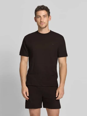 t-shirt o kroju regular fit z czystej bawełny Lacoste