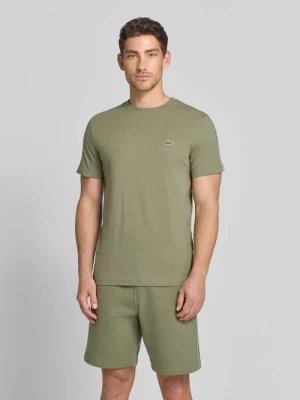 t-shirt o kroju regular fit z czystej bawełny Lacoste
