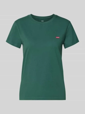 t-shirt o kroju regular fit z czystej bawełny Levi's Ciemnozielony