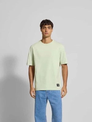 T-shirt o kroju regular fit z czystej bawełny Maison Kitsuné Miętowy