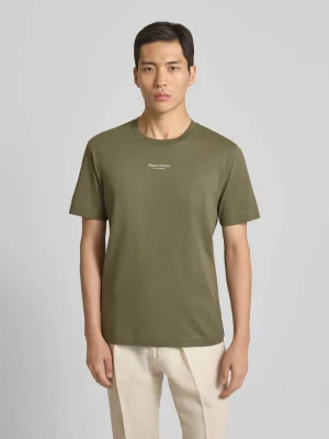 T-shirt o kroju regular fit z czystej bawełny Marc O'Polo