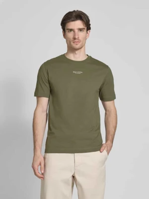 T-shirt o kroju regular fit z czystej bawełny Marc O'Polo