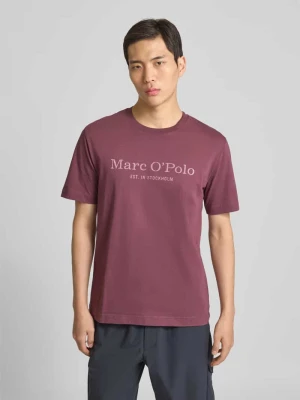 T-shirt o kroju regular fit z czystej bawełny Marc O'Polo