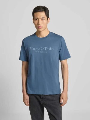 T-shirt o kroju regular fit z czystej bawełny Marc O'Polo