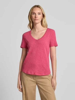 T-shirt o kroju regular fit z czystej bawełny Marc O'Polo