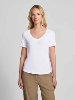 T-shirt o kroju regular fit z czystej bawełny Marc O'Polo