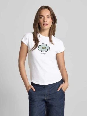 T-shirt o kroju regular fit z czystej bawełny Marc O'Polo