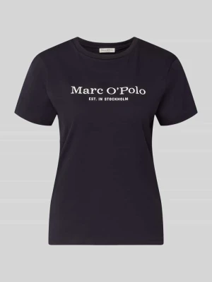 T-shirt o kroju regular fit z czystej bawełny Marc O'Polo