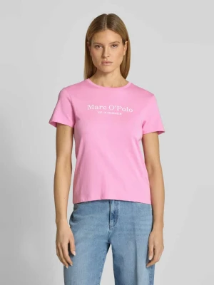 T-shirt o kroju regular fit z czystej bawełny Marc O'Polo