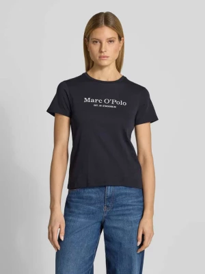 T-shirt o kroju regular fit z czystej bawełny Marc O'Polo