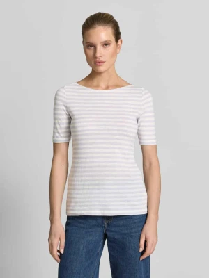 t-shirt o kroju regular fit z czystej bawełny Marc O'Polo Jasnoniebieski