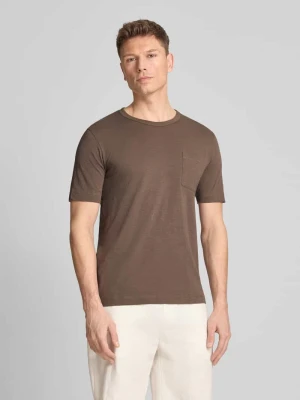 t-shirt o kroju regular fit z czystej bawełny Marc O'Polo