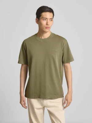T-shirt o kroju regular fit z czystej bawełny Marc O'Polo
