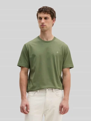 t-shirt o kroju regular fit z czystej bawełny Marc O'Polo Zielony
