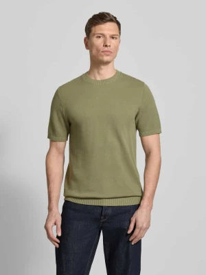 T-shirt o kroju regular fit z czystej bawełny MCNEAL