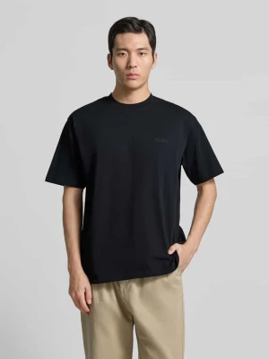 T-shirt o kroju regular fit z czystej bawełny model ‘Baine’ WOODBIRD