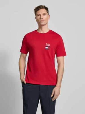 T-shirt o kroju regular fit z czystej bawełny model ‘BRAND LOVE TEXT’ Tommy Hilfiger