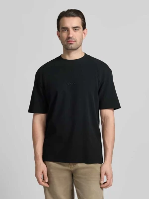 T-shirt o kroju regular fit z czystej bawełny model ‘DAFFL’ HUGO