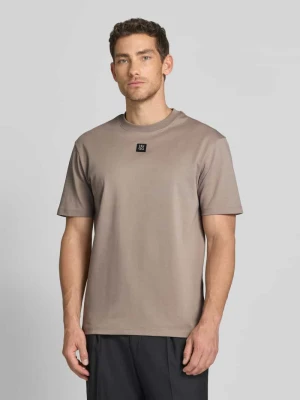 t-shirt o kroju regular fit z czystej bawełny model 'DALILE' HUGO