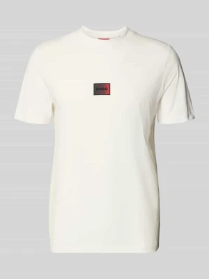 T-shirt o kroju regular fit z czystej bawełny model ‘DANOTIE’ HUGO
