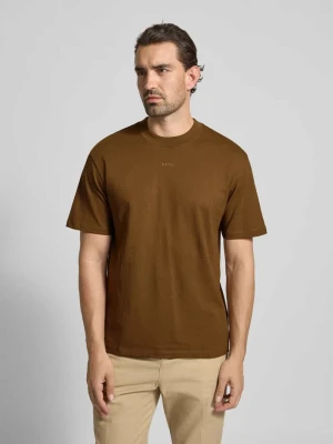 T-shirt o kroju regular fit z czystej bawełny model ‘DAPOLINO’ HUGO