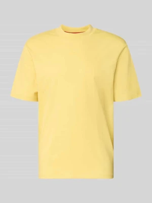 t-shirt o kroju regular fit z czystej bawełny model 'DAPOLINO' HUGO