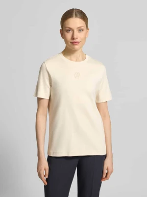 t-shirt o kroju regular fit z czystej bawełny model 'ECOSA3' Boss