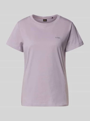 T-shirt o kroju regular fit z czystej bawełny model ‘ESOGO’ Boss Orange