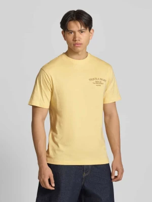 t-shirt o kroju regular fit z czystej bawełny model 'FRED' Only & Sons