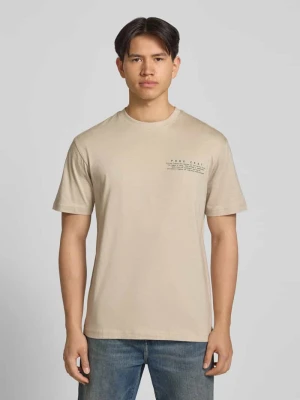 t-shirt o kroju regular fit z czystej bawełny model 'FRED' Only & Sons