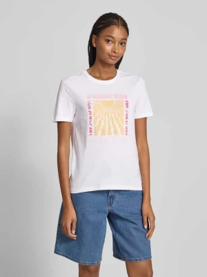 T-shirt o kroju regular fit z czystej bawełny model ‘HENNY LIFE’ Only