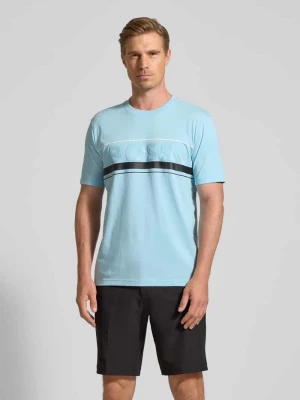 T-shirt o kroju regular fit z czystej bawełny model ‘ICONIC ZONE’ BOSS Green