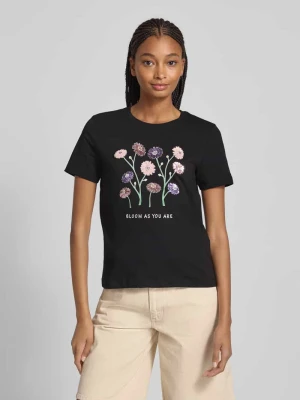 Zdjęcie produktu T-shirt o kroju regular fit z czystej bawełny model ‘KITA’ Only