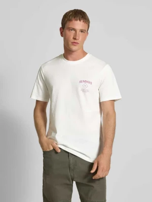 T-shirt o kroju regular fit z czystej bawełny model ‘KYE’ Only & Sons