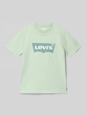 t-shirt o kroju regular fit z czystej bawełny model 'LVB BATWING TEE' Levi’s® Kids